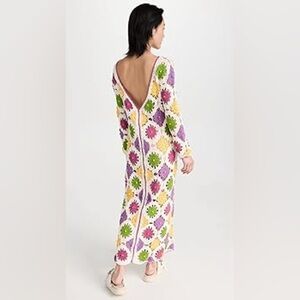 👗 Celia B Nerissa Crochet Maxi Dress | Showstopper | Open Knit | Deep V Back 👗